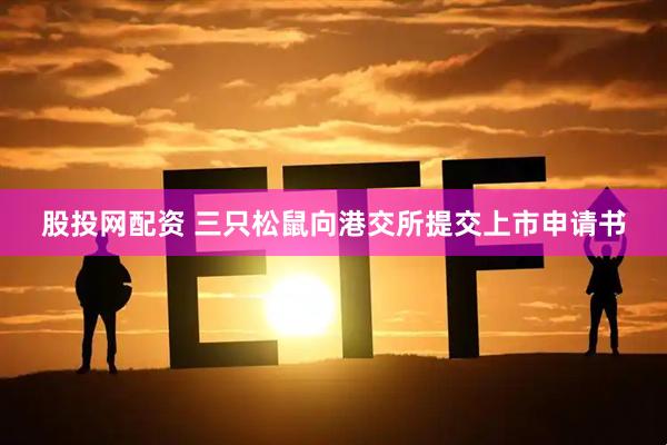 股投网配资 三只松鼠向港交所提交上市申请书